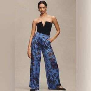 Anthropologie Maeve Floral Pants